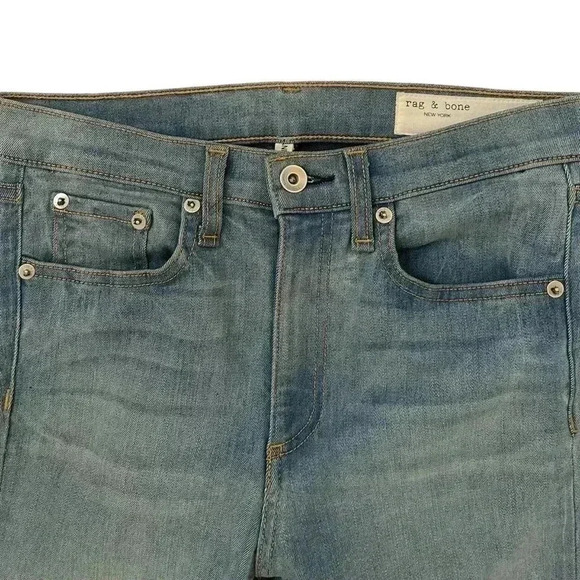 Rag & Bone High Rise Skinny Ankle Jean - Heather - Size 27 - Picture 4 of 6